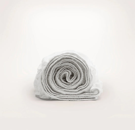 Signature Fitted Sheet - White