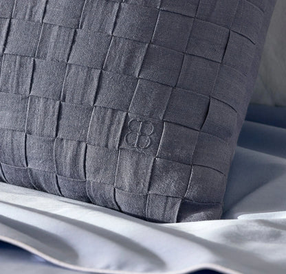 Linen Woven Icon Pillow Cover (Lumbar) - Melange Bay