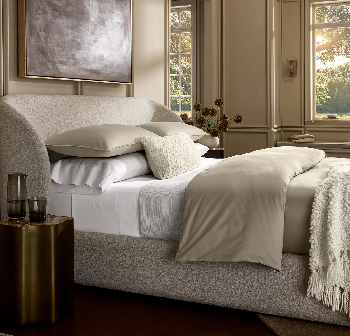 Reserve Down Comforter Sham - Oak