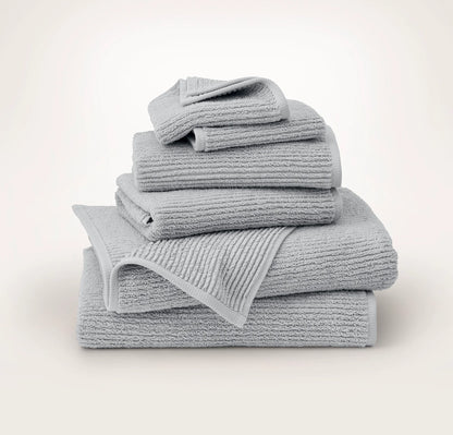 Turkish Ribbed Bath Towel Set