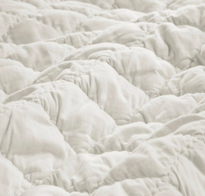 Signature Handstitched Cloud Comforter Set - White