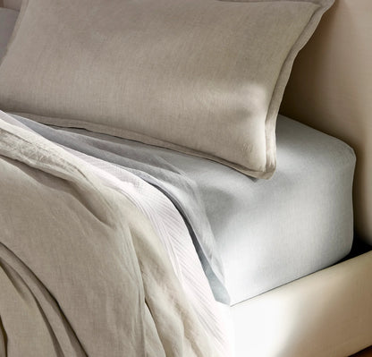 Linen Duvet Set - Melange Natural