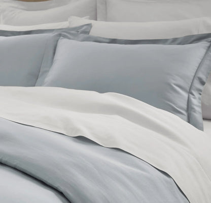 Signature Hemmed Duvet Set - Shore