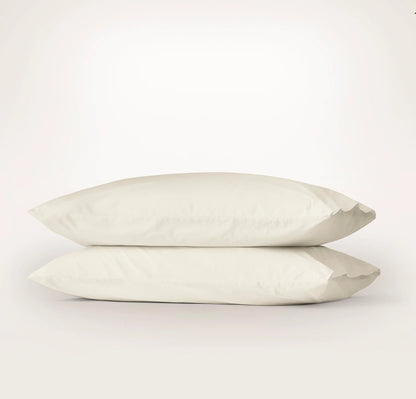 Percale Vintage Washed Pillowcase Set - Vintage Cream
