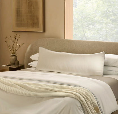 Threadmark Pillow Cover (Grand Lumbar) - Soft White/Melange Shore