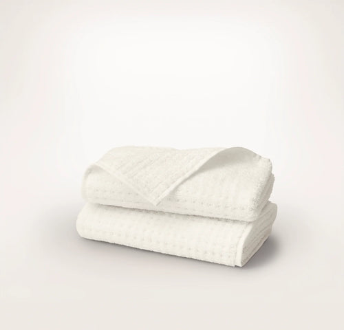Turkish Waffle Hand Towels (Pair) - Cream