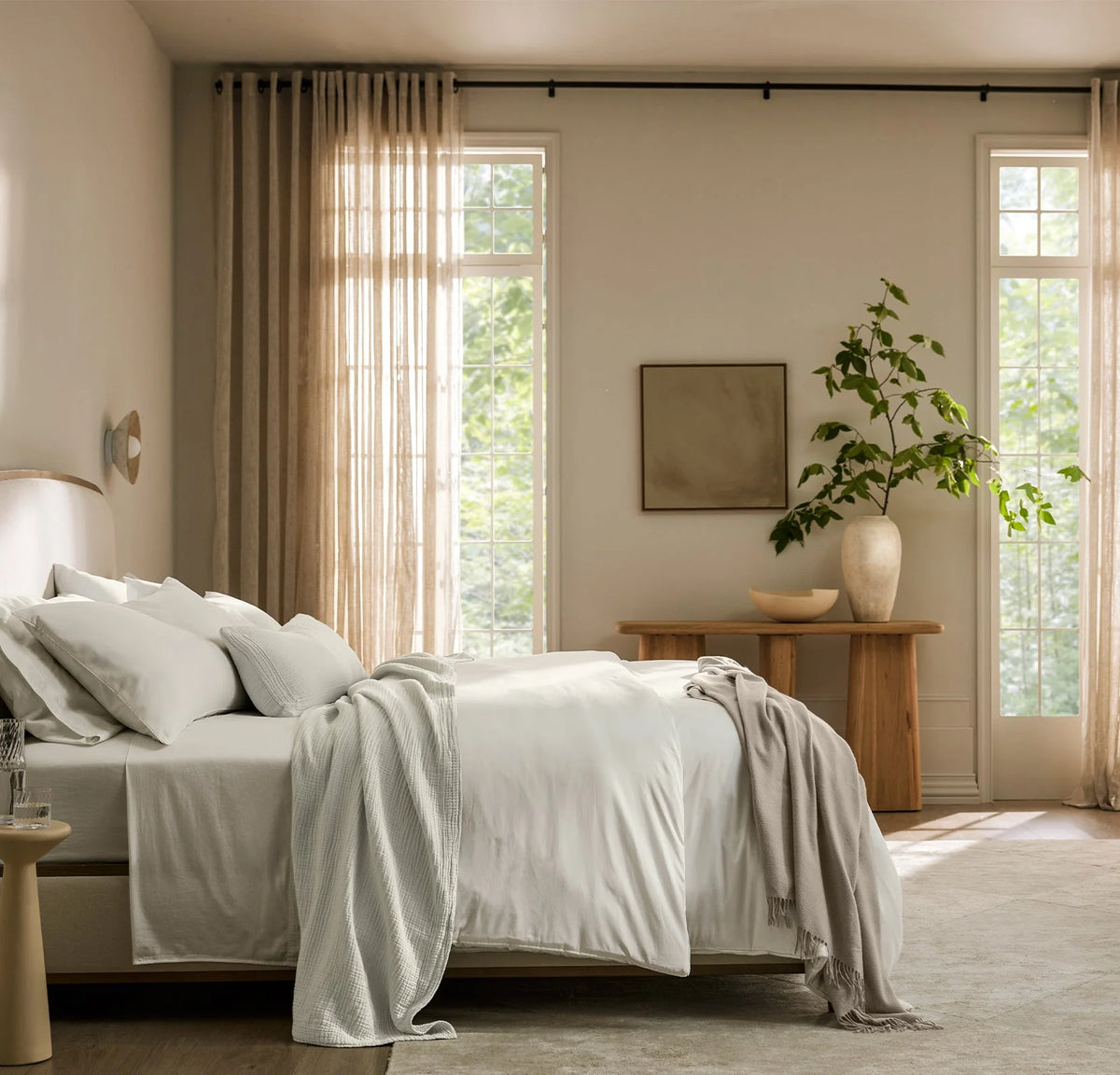 Signature Comforter Set - White