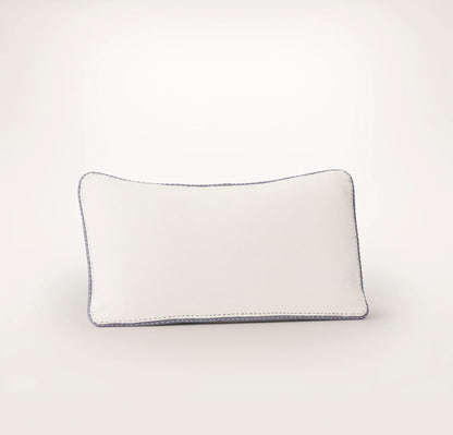 Threadmark Pillow Cover (Petite Lumbar) - Soft White/Melange Bay