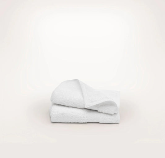 Plush Washcloths (Pair) - White