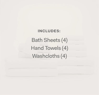 Complete Plush Bath Sheet Bundle