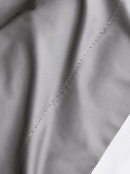 Signature Hemmed Flat Sheet - Stone