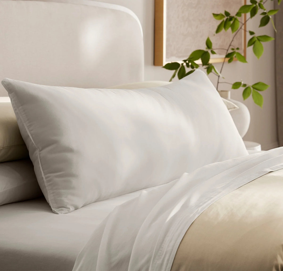 Signature Body Pillowcase - White