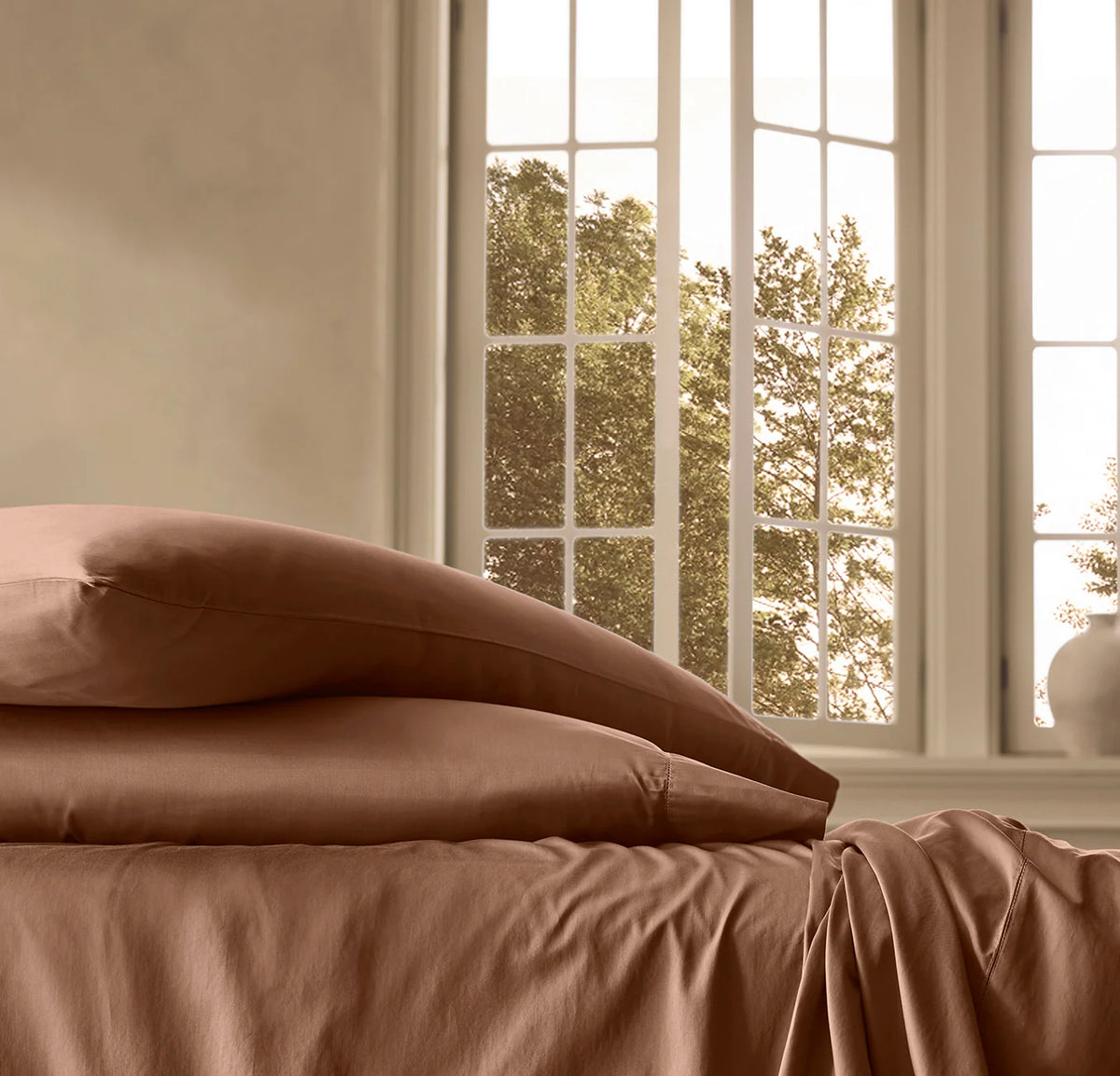 Summit Supima Pillowcase Set - Chestnut