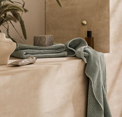Turkish Ribbed Bath Sheet Set