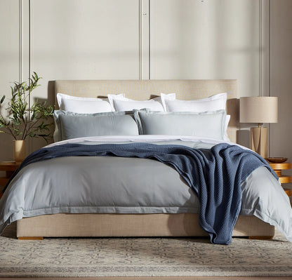 Signature Hemmed Duvet Set - Shore