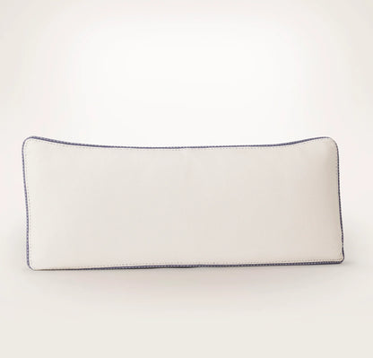 Threadmark Pillow Cover (Lumbar) - Soft White/Melange Bay