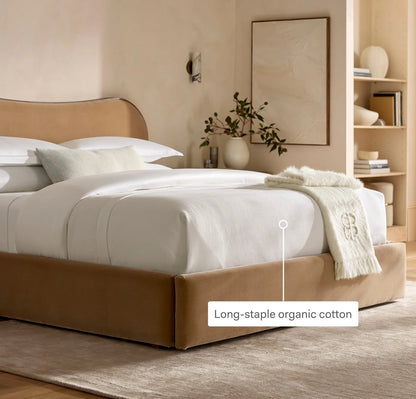 Signature Stitchline Quilt - Cream