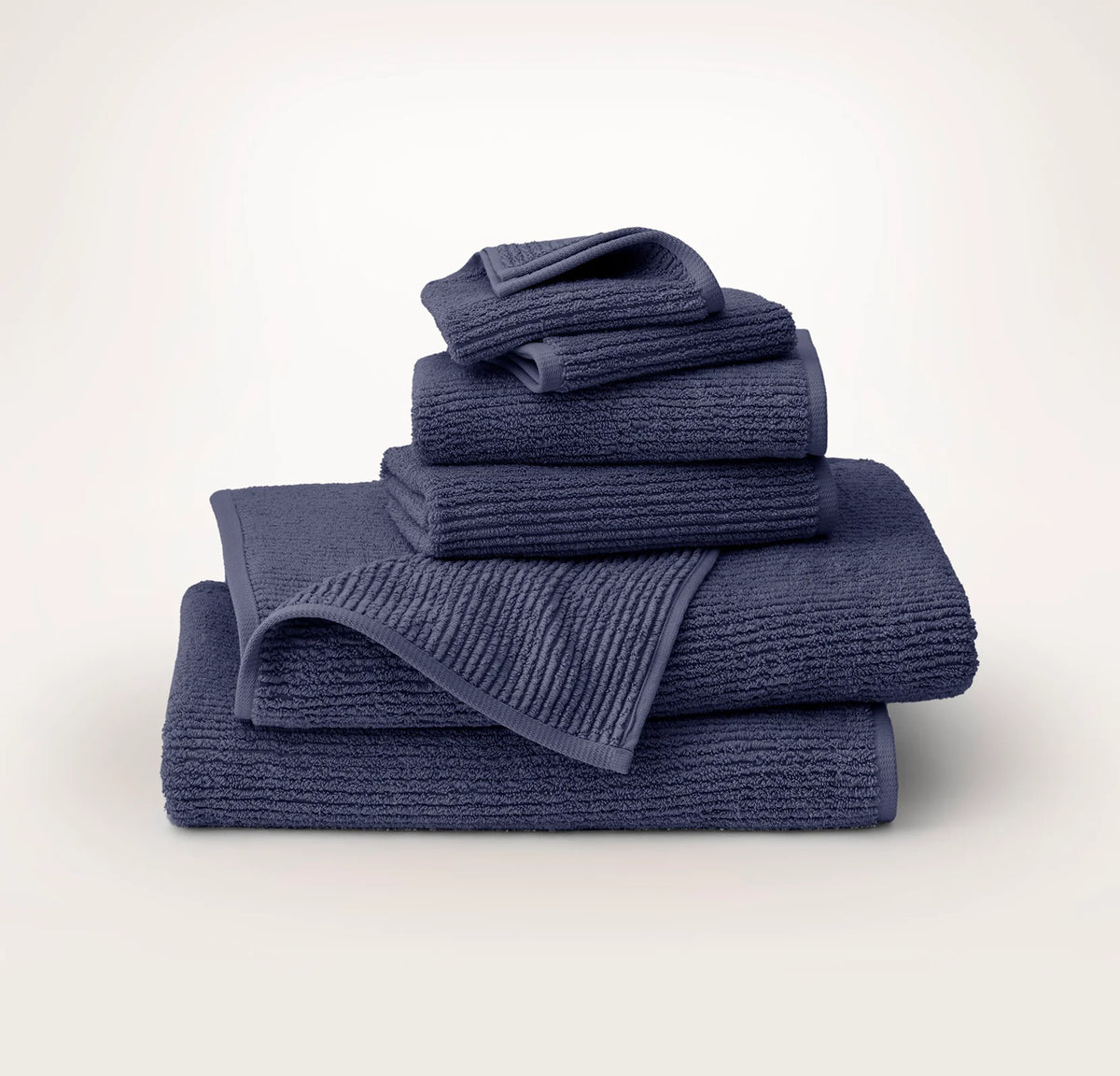 Turkish Ribbed Bath Sheet Set
