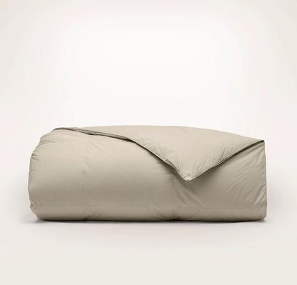 Percale Quilted Down Alternative Comforter - Oak