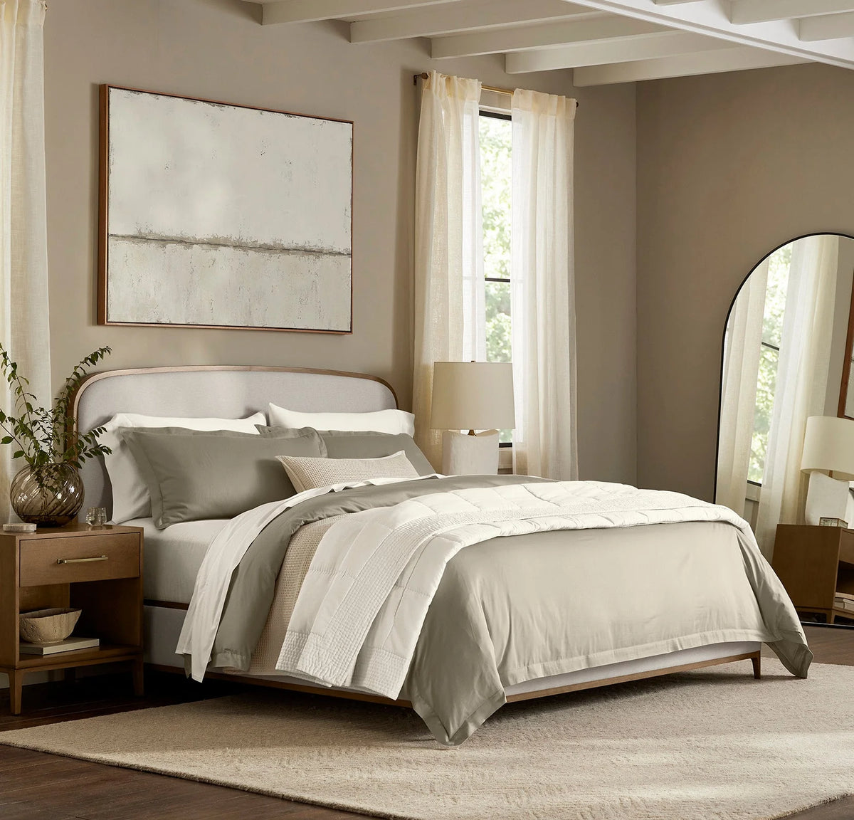 Signature Handstitched Quilt - Cream