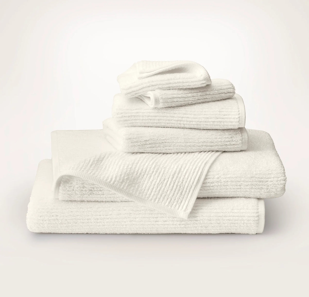 Turkish Ribbed Bath Sheet Set