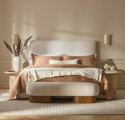 Court Knit Throw Blanket - Cream