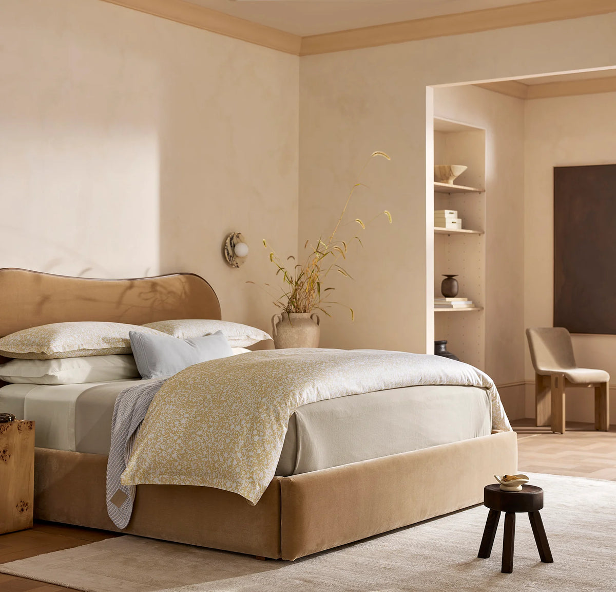 Signature Hemmed Duvet Set - Honey Garden