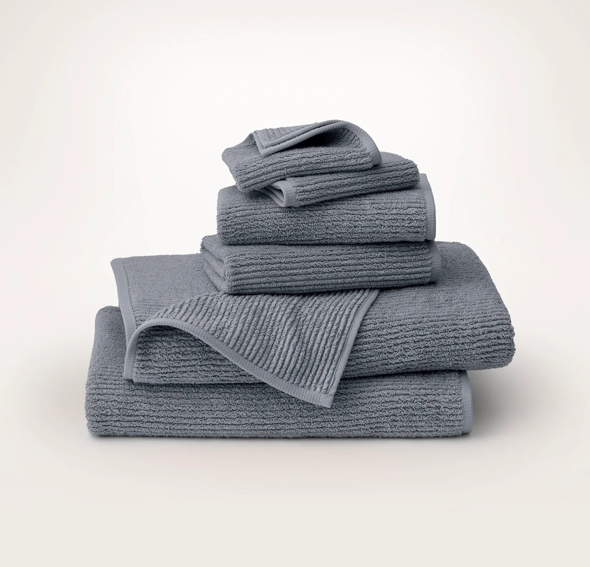 Turkish Ribbed Bath Sheet Set