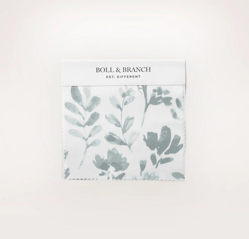 Signature Hemmed Fabric Swatch - Shore Botanical