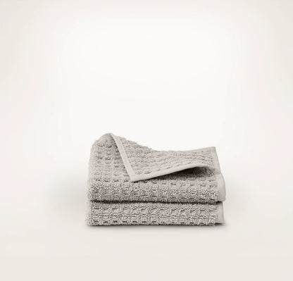 Turkish Waffle Washcloths (Pair) - Pewter