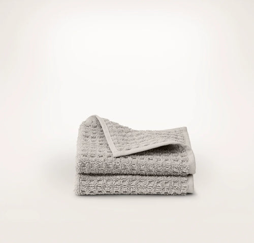 Turkish Waffle Washcloths (Pair) - Pewter