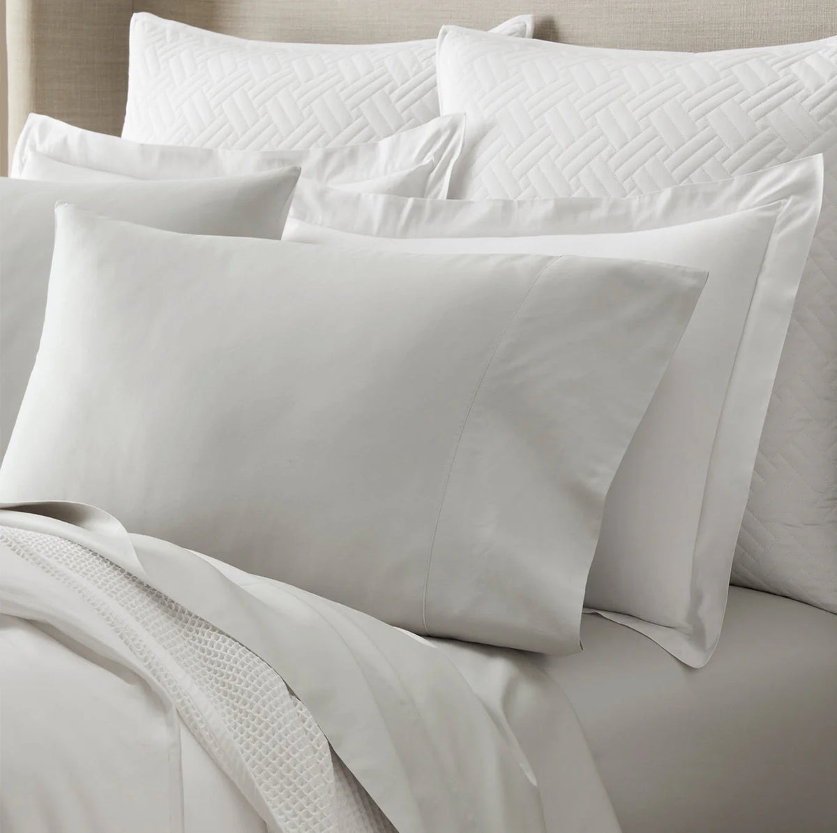 Signature Hemmed Pillowcase Set - Mist