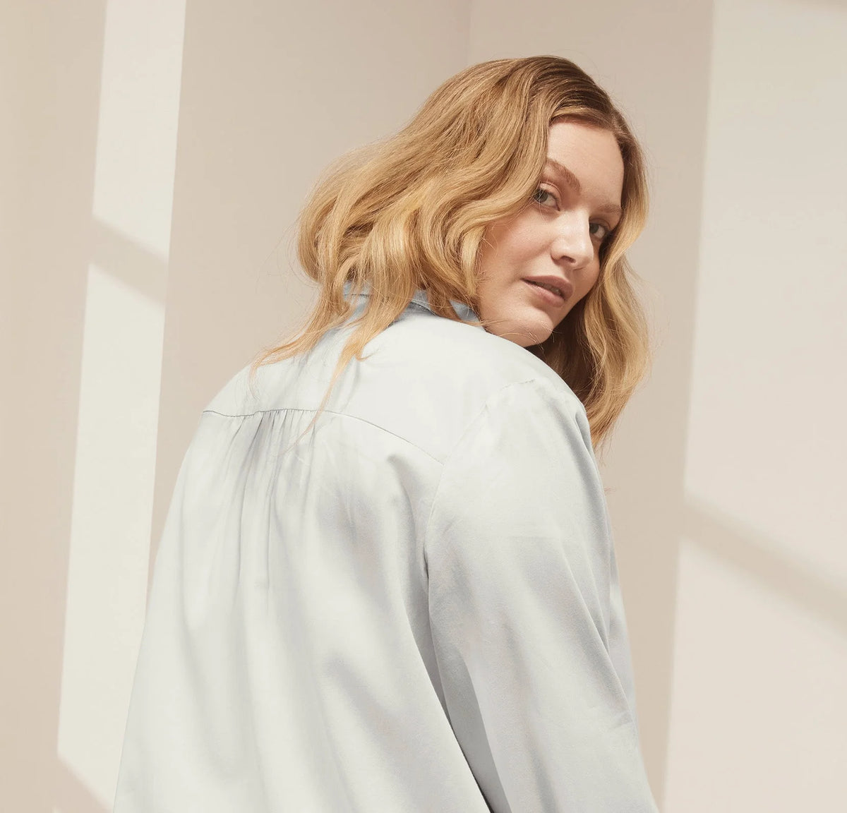 Signature Long Sleeve & Pants Pajama Set - Sky