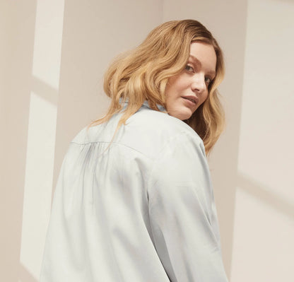 Signature Long Sleeve & Pants Pajama Set - Sky
