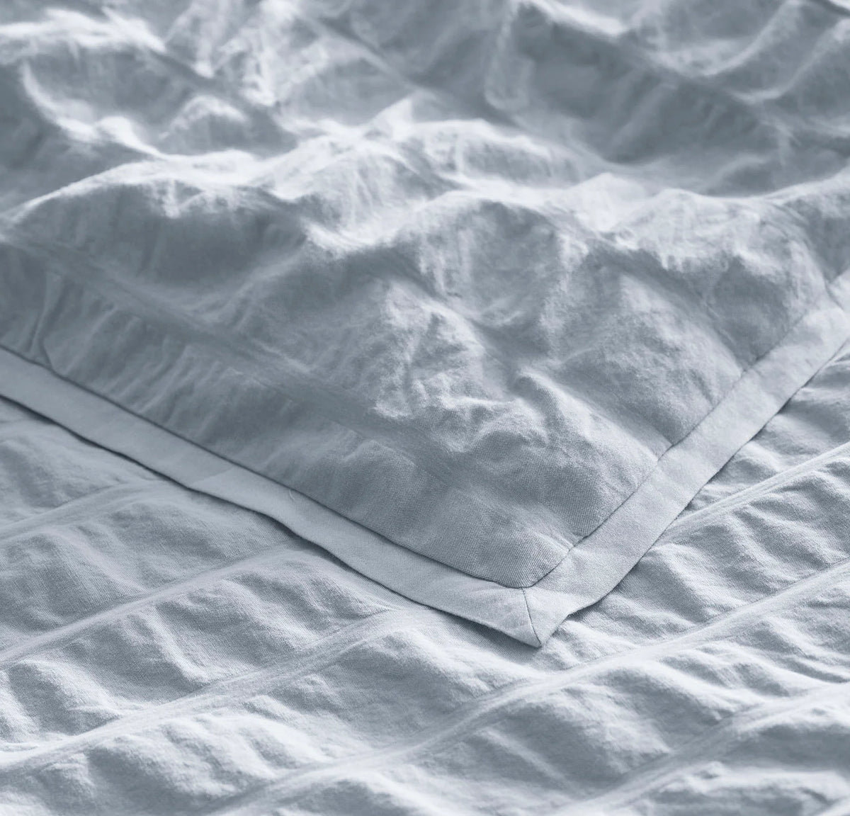 Relaxed Seersucker Duvet Set - Hydrangea