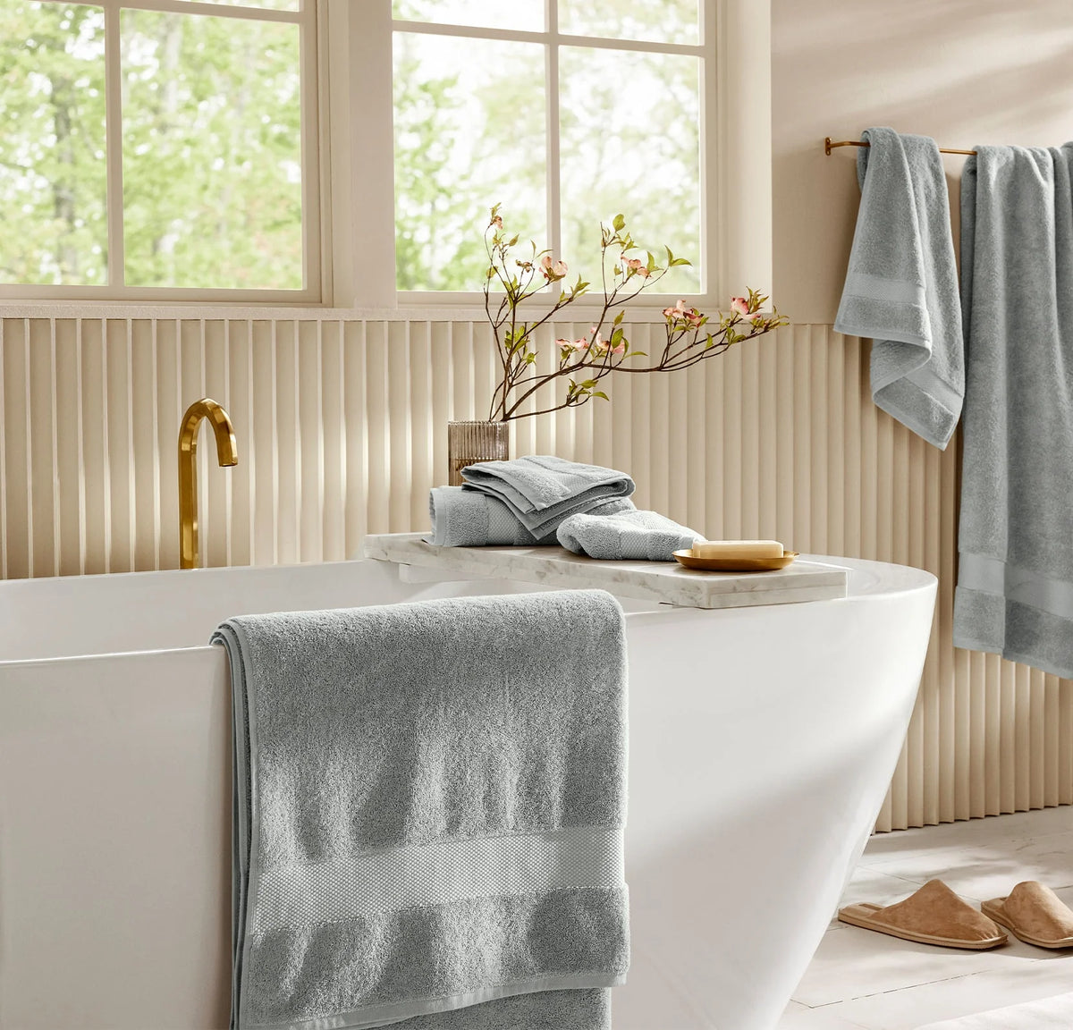 Plush Bath Sheet Set