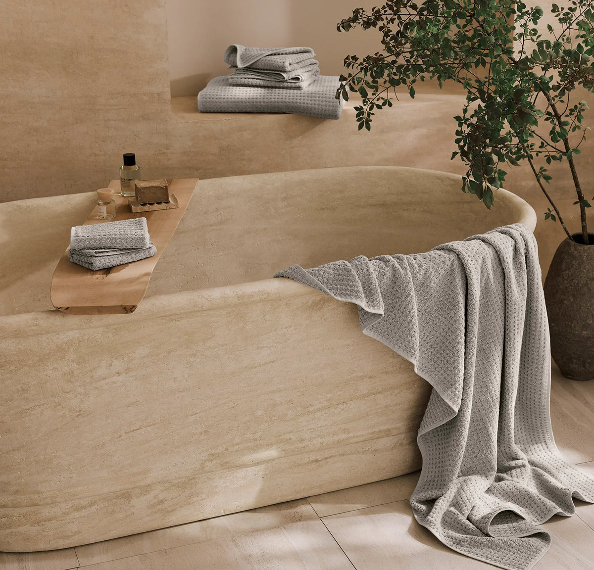 Turkish Waffle Bath Sheet Set