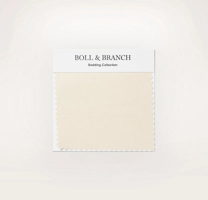 Signature Hemmed Fabric Swatch - Natural