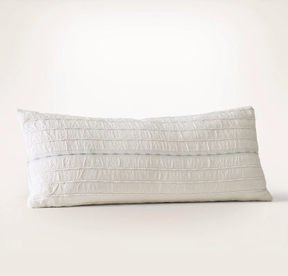 Tideline Pillow Cover (Lumbar) - Cream/Hydrangea