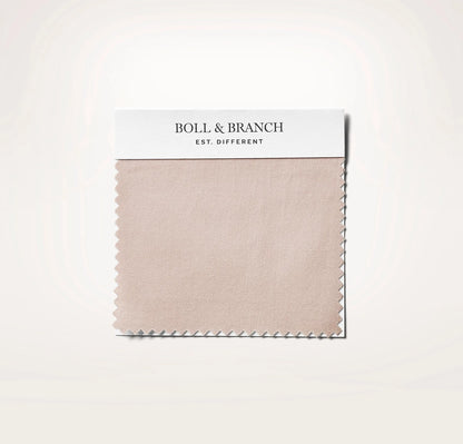 Signature Hemmed Fabric Swatch - Dusty Rose