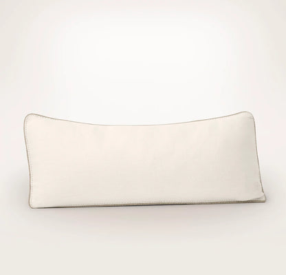 Threadmark Pillow Cover (Lumbar) - Soft White/Melange Natural