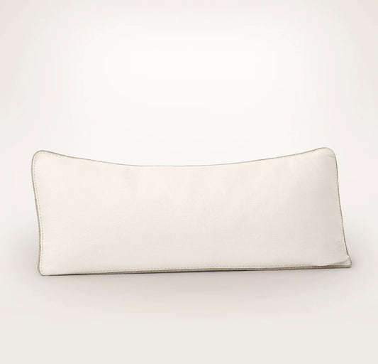 Threadmark Pillow Cover (Lumbar) - Soft White/Melange Natural