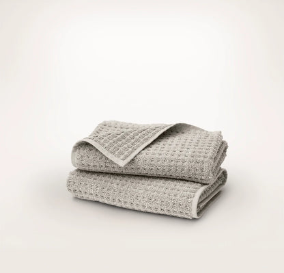 Turkish Waffle Hand Towels (Pair) - Pewter