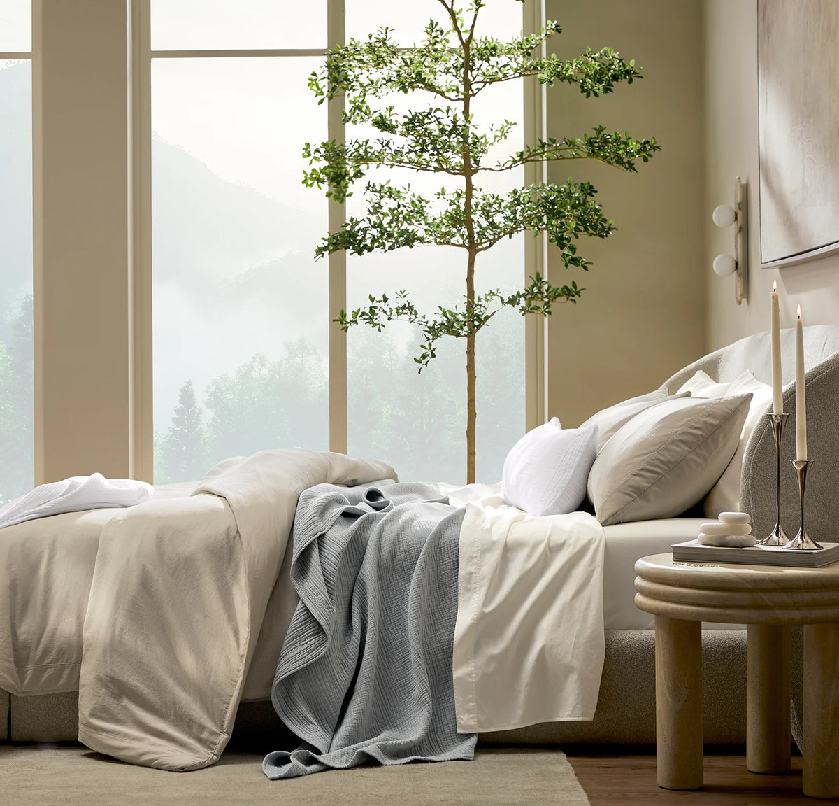 Signature Vintage Washed Comforter Set - Vintage Sand