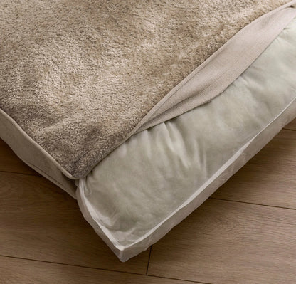 Piped Edge Pet Cushion - Water