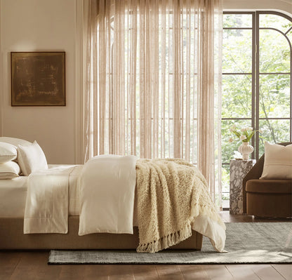 Two-Tone Ribbed Rug - Night/Cream