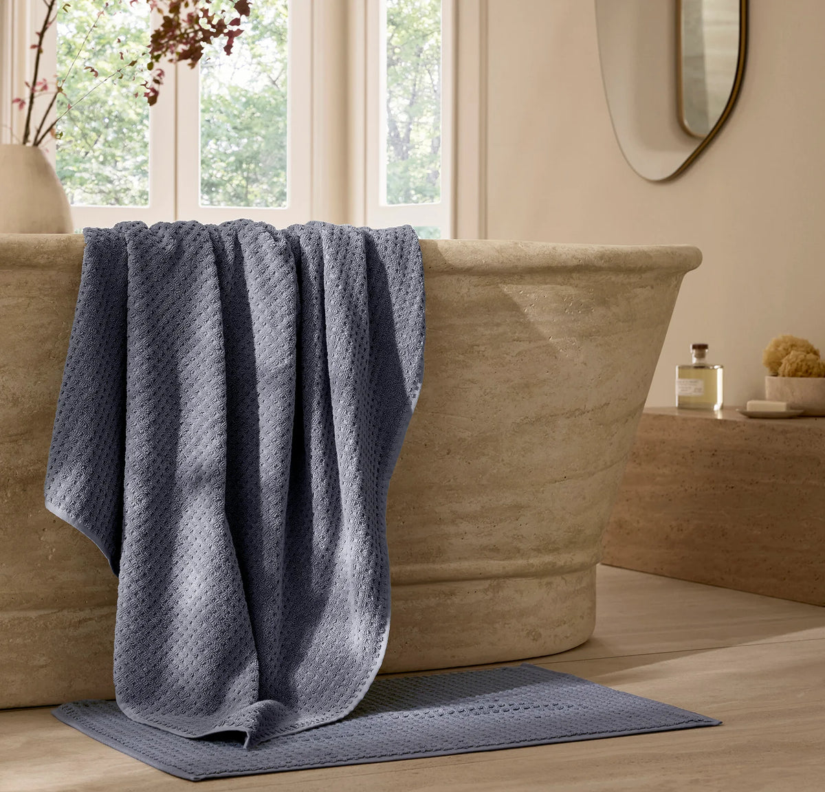 Turkish Waffle Bath Sheet - Mineral