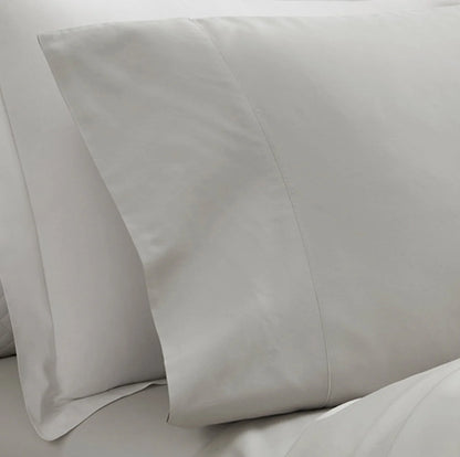 Percale Hemmed Pillowcase Set - Mist