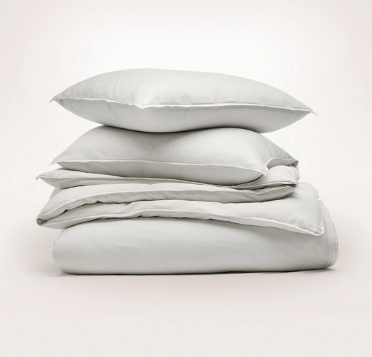 Signature Vintage Washed Duvet Set - Vintage Mist