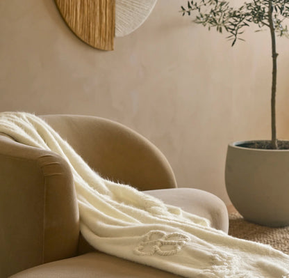 The Vérité Throw Blanket - Cream